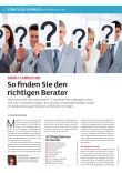 'So finden Sie den richtigen Berater' in der Schweizer Computerworld 1/2013